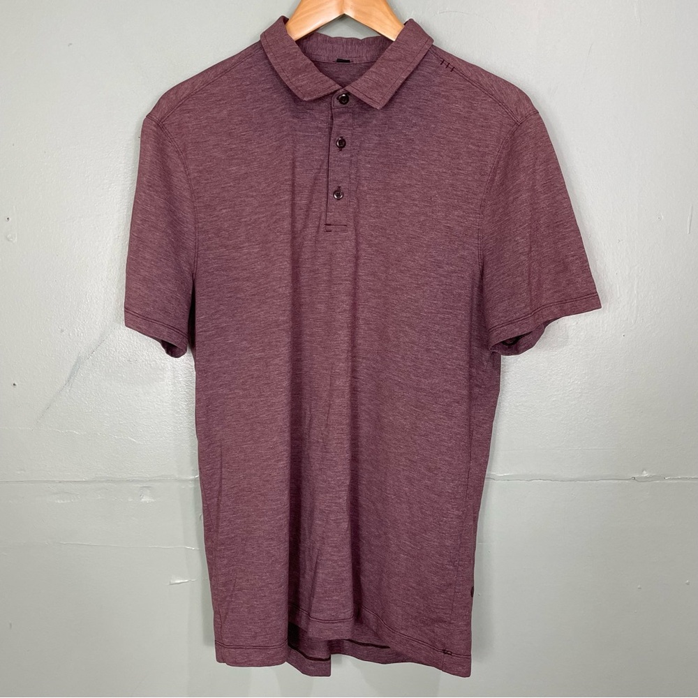 Lululemon Men’s Metal Vent Tech Polo‎ Purple Size Medium